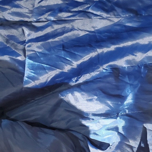 VINTAGE GIANCARLO FERRARI BLUE TWEED BLAZER W GOLD CHAINS SIZE 8 OLD MONEY - Picture 8 of 10